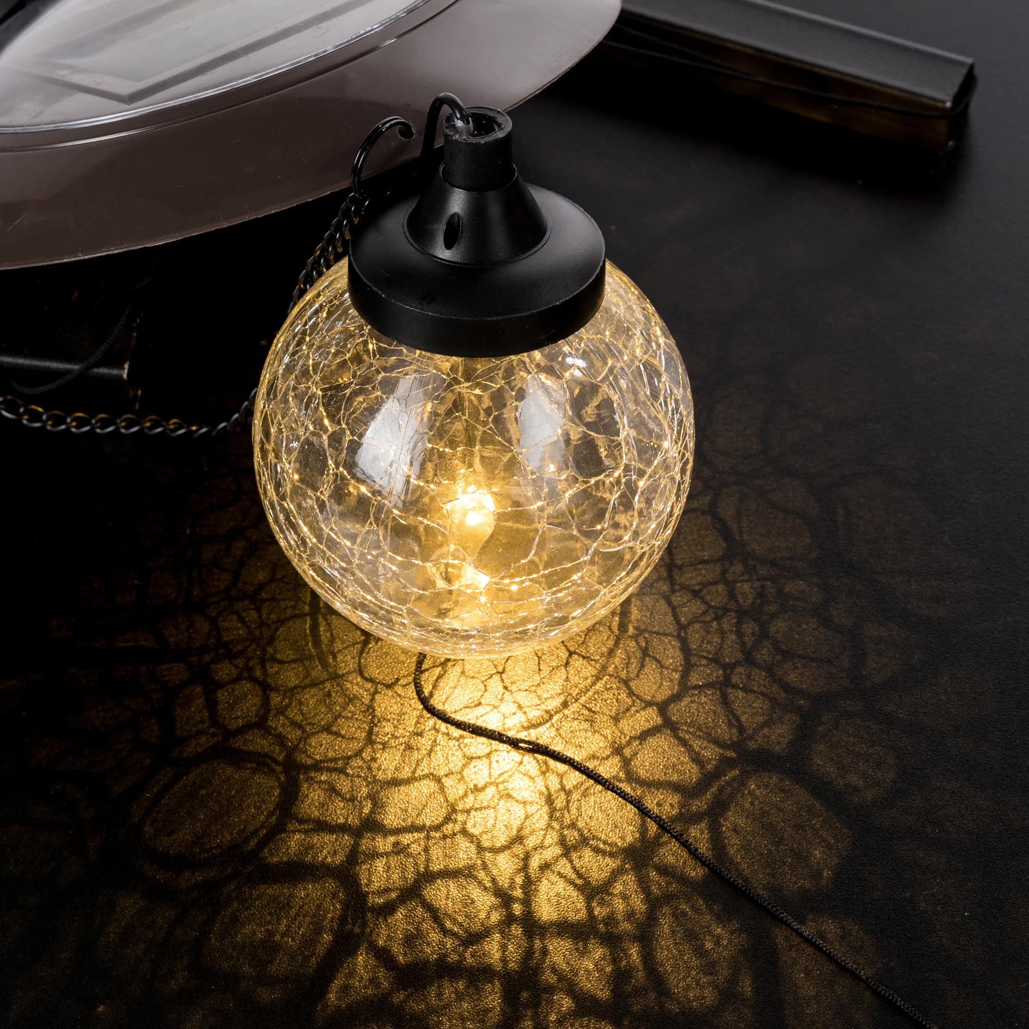 Glitzhome® 32" Solar Powered LED Wind Chime Light